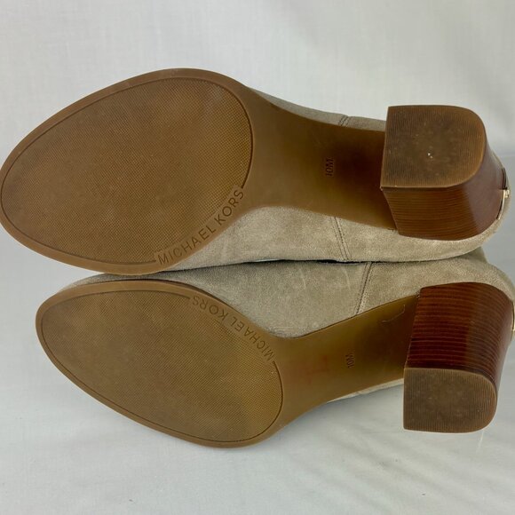 MICHAEL KORS Grey Suede Chelsea Ankle Boots sz 10 Excellent condition - Picture 11 of 11